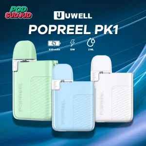Uwell Popreel PK1 แบตอึด จ่ายไฟนิ่ง ใช้งานต่อเนื่องทั้งวัน