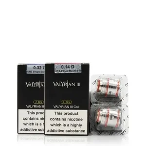 Uwell Valyrian 3 Replacement Coilเปลี่ยนคอยล์ง่าย รสชาติเต็มทุกคำสูบ
