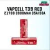 vapcell t39 red 21700 3900mah 35a_50a