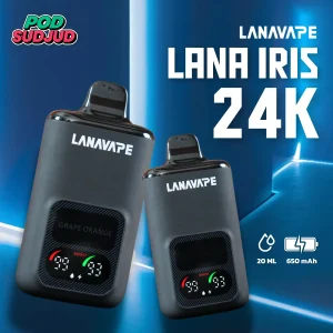 Lana Iris 24000 Puffs พอตทิ้งสุดคุ้ม กลิ่นผลไม้สดชื่นทุกคำ
