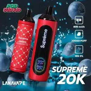 supreme 20k พอตใช้แล้วทิ้ง คุณภาพเยี่ยม สูบง่าย ฟีลฟินเกินใคร