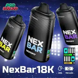 Nexbar 18K พอตใช้แล้วทิ้ง 18000 คำ กลิ่นชัด ฟีลแน่นทุกคำ