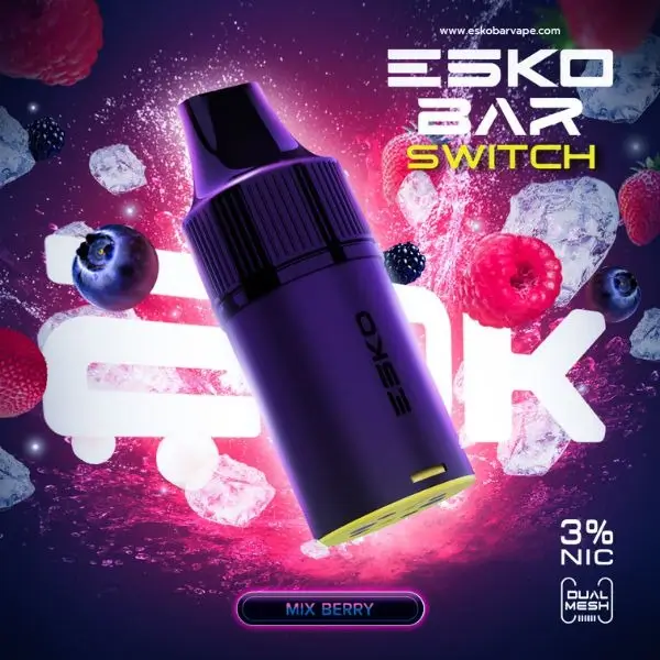 esko bar switch 20k cartridge mix berry