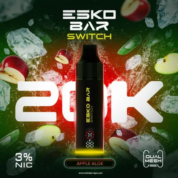 esko bar switch 20k kit apple aloe