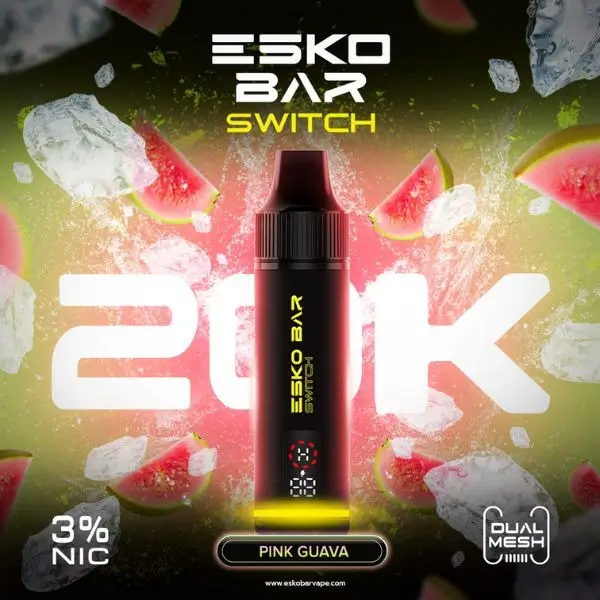esko bar switch 20k kit pink guava