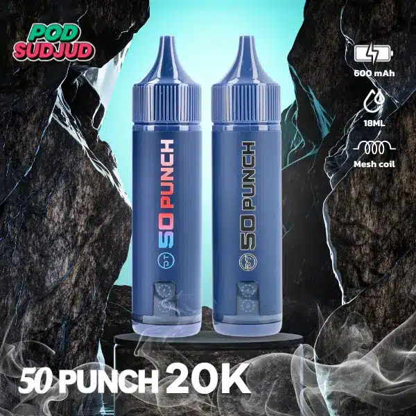 50 Punch กลิ่นชัด สูบยาว 20000 Puffs