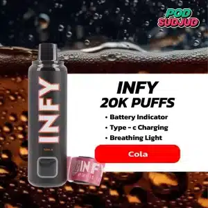 INFY 20K กลิ่นโคล่า — หวานซ่าหอมเข้ม ให้ฟีลเหมือนจิบโคล่าเย็น ๆ