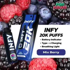 INFY 20K กลิ่น มิกซ์เบอร์รี่ – เบอร์รี่รวมหลายมิติ หวานซ่อนเปรี้ยว