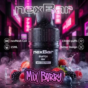 หัวน้ำยา nexbar 15000 puffs mixberry