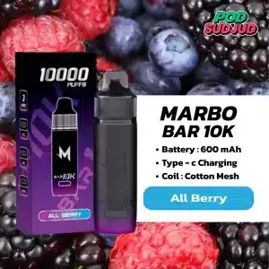 Marbo M Bar 10K - ออลเบอร์รี่ รวมเบอร์รี่หลายรส เปรี้ยวหวานครบ