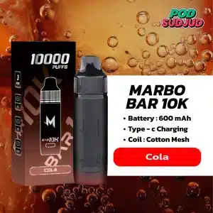 Marbo M Bar 10K - โคล่า โคล่าซ่าหอมหวาน ฟีลน้ำอัดลม