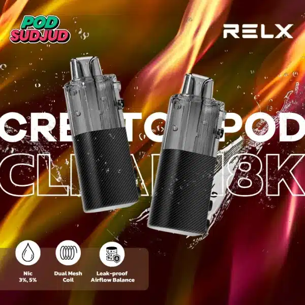 หัวพอตใส relx creator clear 18K